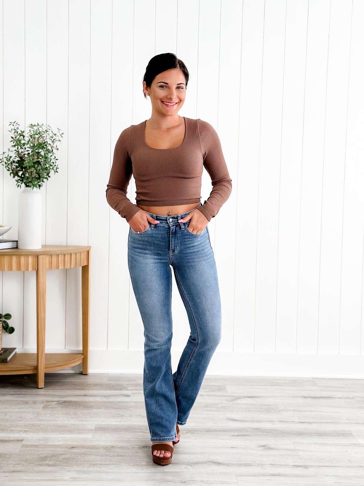 BlueCindy Holy Grail Tummy Control Bootcut Jeans
