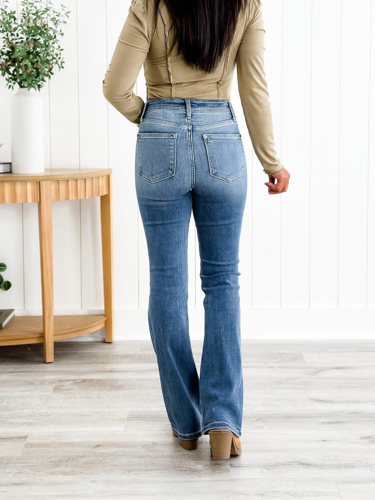 BlueCindy Holy Grail Tummy Control Bootcut Jeans